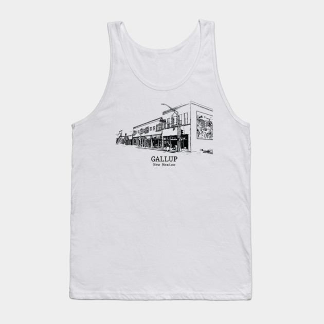 Gallup - New Mexico Tank Top by Lakeric
