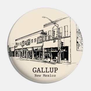 Gallup - New Mexico Pin