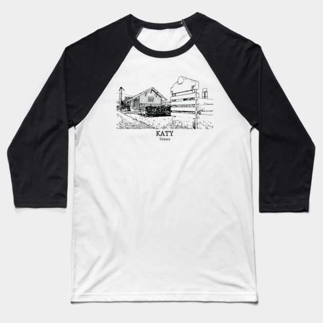 Katy - Texas Baseball T-Shirt by Lakeric