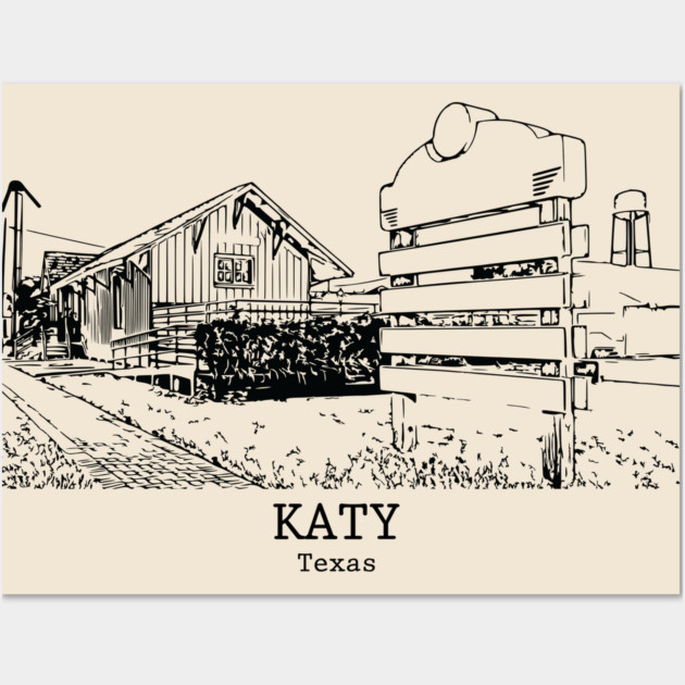 Katy - Texas Wall Art by Lakeric