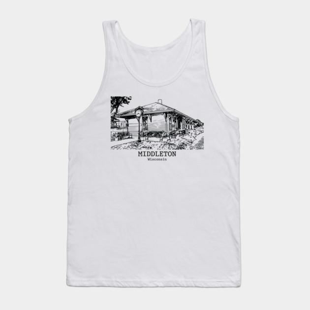 Middleton - Wisconsin Tank Top by Lakeric