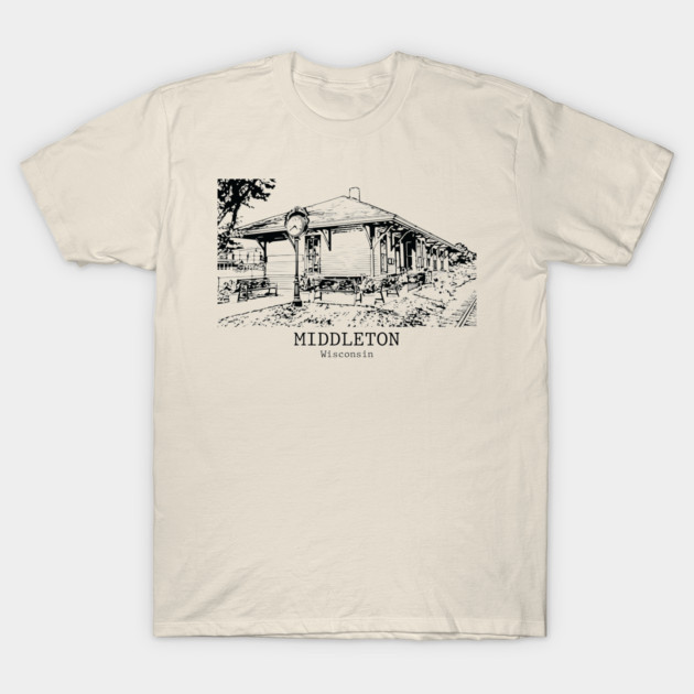 Middleton - Wisconsin T-Shirt by Lakeric