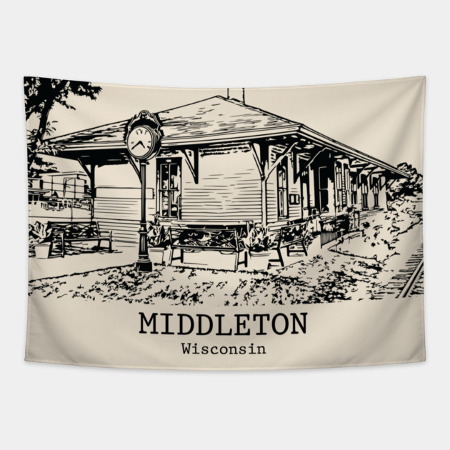 Middleton - Wisconsin Tapestry by Lakeric