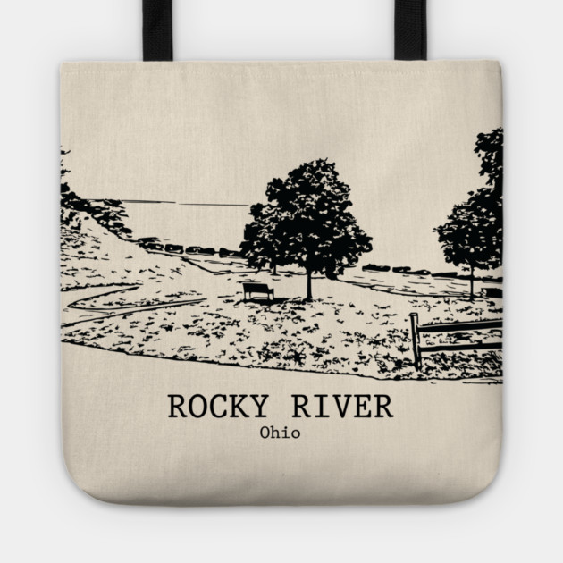 Rocky River - Ohio Tote by Lakeric