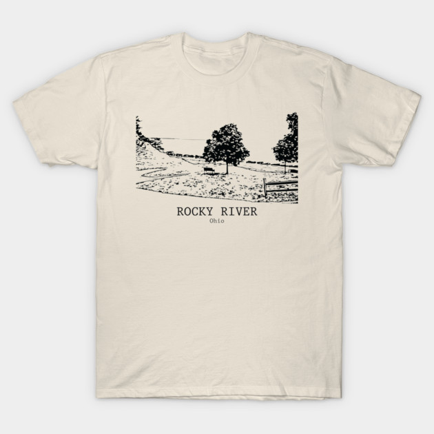 Rocky River - Ohio T-Shirt by Lakeric