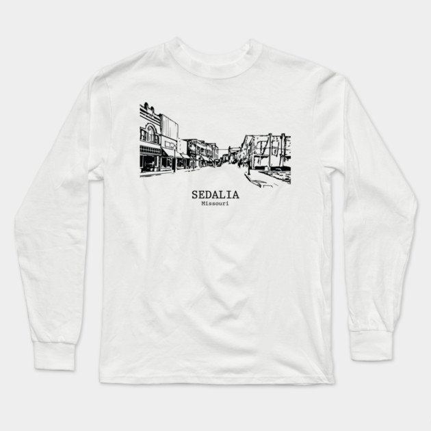 Sedalia - Missouri Long Sleeve T-Shirt by Lakeric