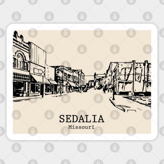 Sedalia - Missouri Sticker by Lakeric