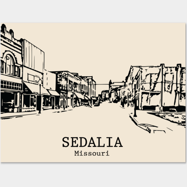 Sedalia - Missouri Wall Art by Lakeric