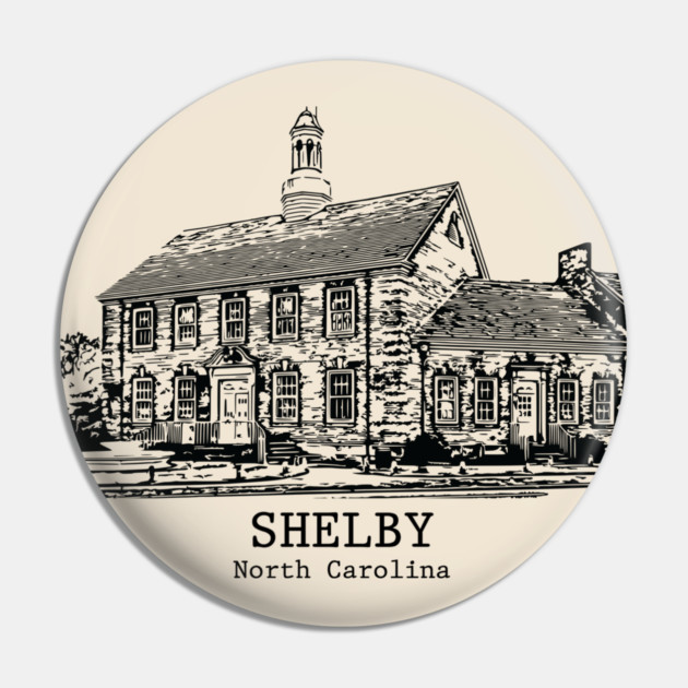 Shelby - North Carolina Pin by Lakeric