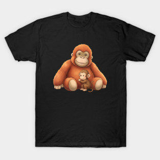 monkey Punch rejected by mother given stuffed orangutan T-Shirt
