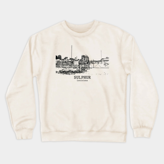 Sulphur - Louisiana Crewneck Sweatshirt by Lakeric