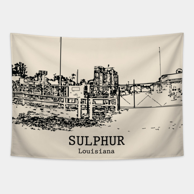 Sulphur - Louisiana Tapestry by Lakeric