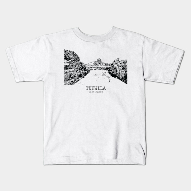 Tukwila - Washington Kids T-Shirt by Lakeric