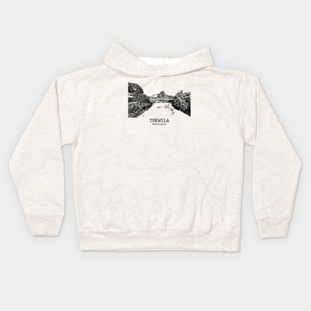 Tukwila - Washington Kids Hoodie by Lakeric