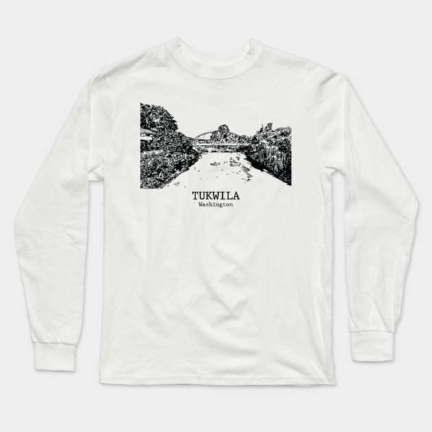 Tukwila - Washington Long Sleeve T-Shirt by Lakeric