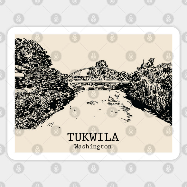 Tukwila - Washington Sticker by Lakeric