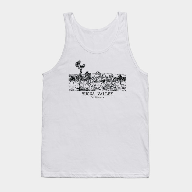 Yucca Valley - California Tank Top by Lakeric