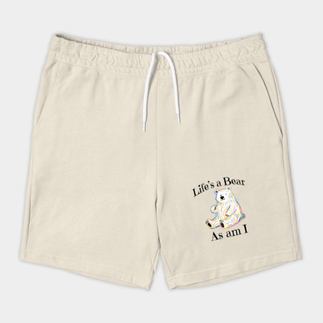 Adorable Bear pointing to itself "Life's A Bear As Am I" by Luxinda