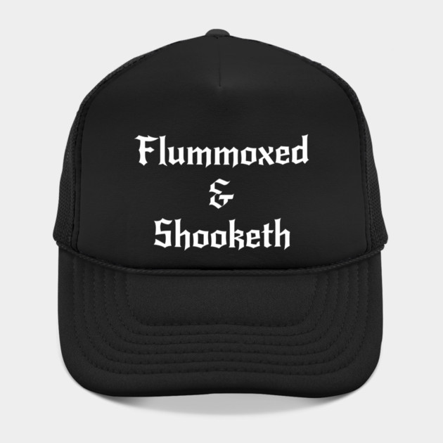 Flummoxed & Shooketh in calligraphy font by Luxinda