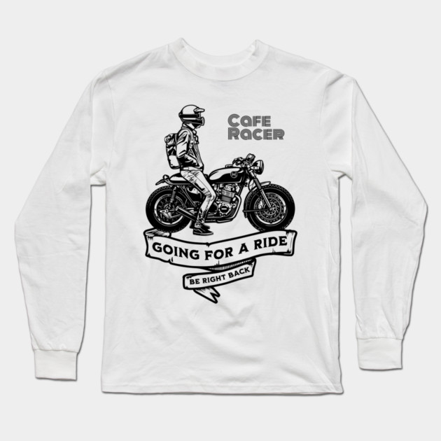 Cafe Racer Long Sleeve T-Shirt by monsalveautos