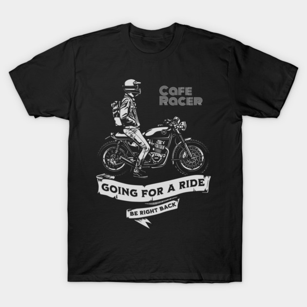 Biker Cafe Racer T-Shirt by monsalveautos