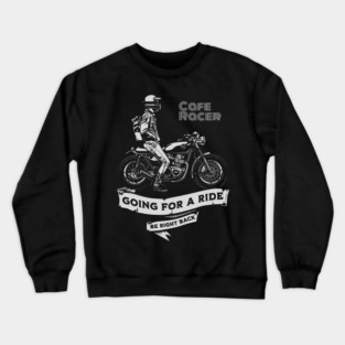 Biker Cafe Racer Crewneck Sweatshirt