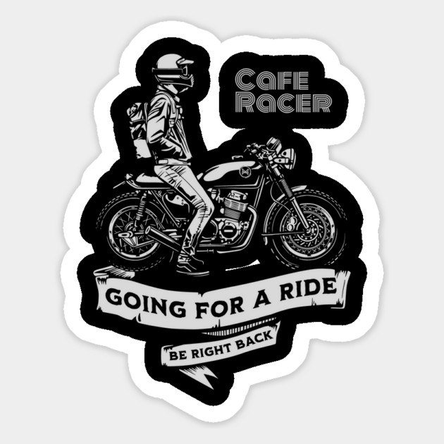 Biker Cafe Racer Magnet by monsalveautos