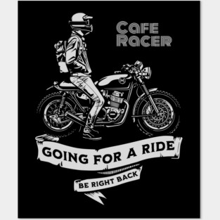 Biker Cafe Racer Posters and Art