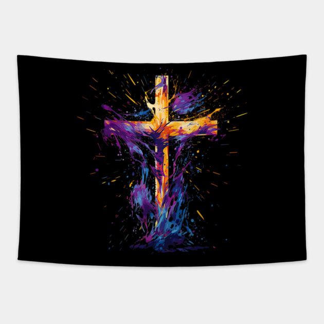 Holy Spirit Christian Jesus Christ Tapestry by yangho