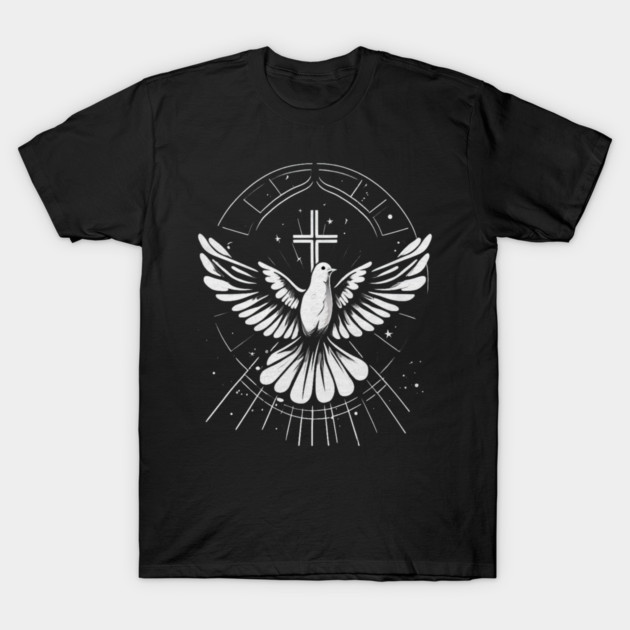Holy Spirit Dove Praise Jesus Pentecost T-Shirt by yangho