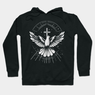 Holy Spirit Dove Praise Jesus Pentecost Hoodie