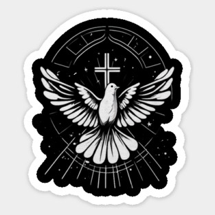 Holy Spirit Dove Praise Jesus Pentecost Sticker