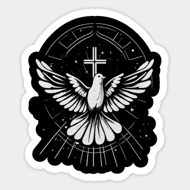 Holy Spirit Dove Praise Jesus Pentecost Sticker by yangho