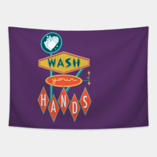 Wash Your Hands Tapestry