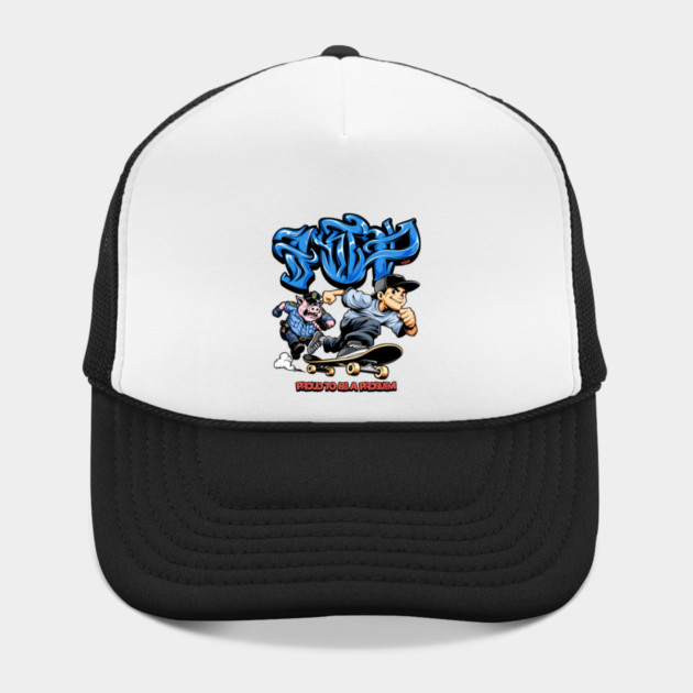 Funny Skateboarding Shirt - Proud To Be A Problem Streetwear Cartoon Design by Wrong