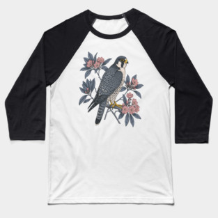 Peregrine Falcon Wildlife Bird Baseball T-Shirt