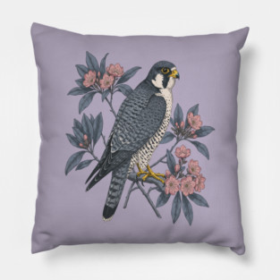 Peregrine Falcon Wildlife Bird Pillow