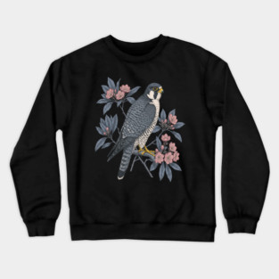 Peregrine Falcon Wildlife Bird Crewneck Sweatshirt