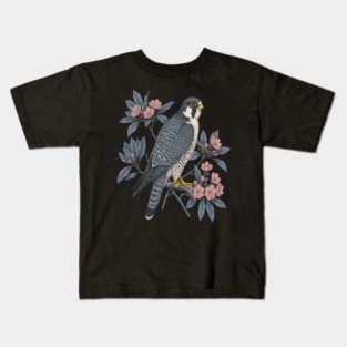 Peregrine Falcon Wildlife Bird Kids T-Shirt