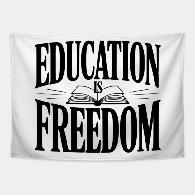 Education is Freedom Tapestry by Frank Ring