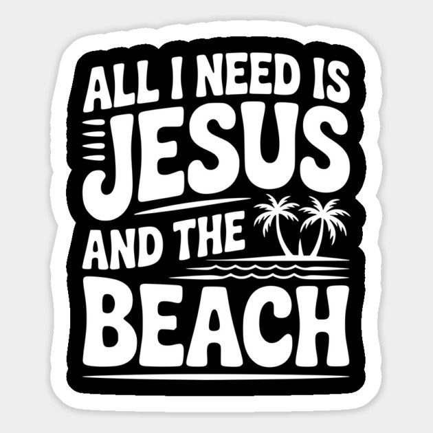 All I Need is Jesus and the Beach Magnet by Frank Ring