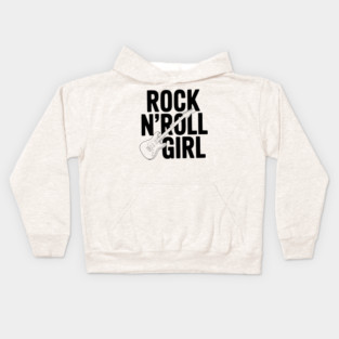 Rock N'Roll Girl Kids Hoodie