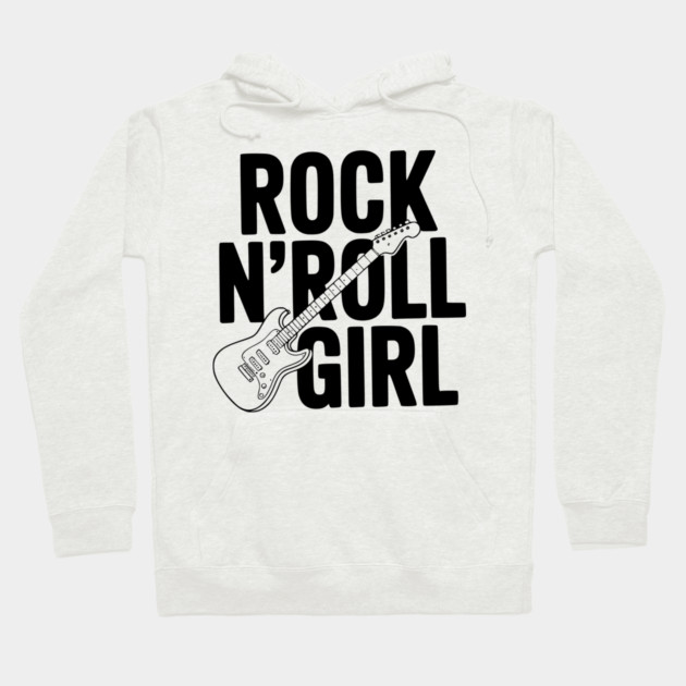 Rock N'Roll Girl Hoodie by Frank Ring