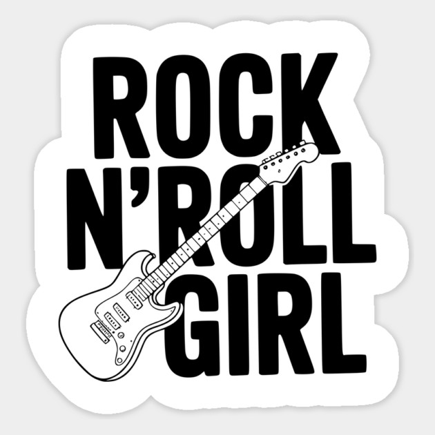 Rock N'Roll Girl Magnet by Frank Ring