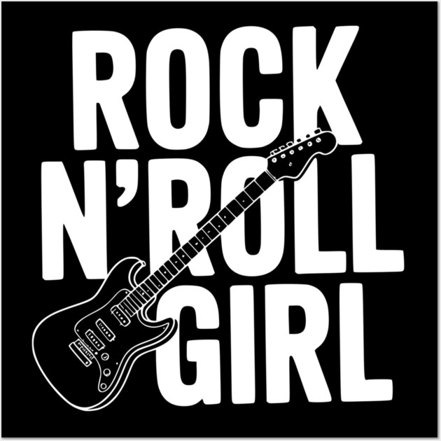 Rock N'Roll Girl Wall Art by Frank Ring