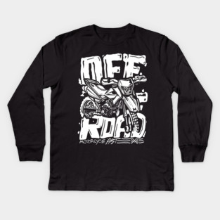 Honda Motocross Kids Long Sleeve T-Shirt