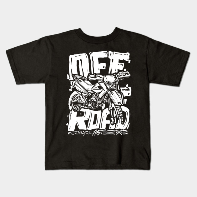 Honda Motocross Kids T-Shirt by monsalveautos