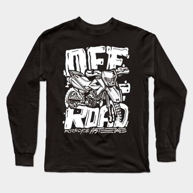 Honda Motocross Long Sleeve T-Shirt by monsalveautos