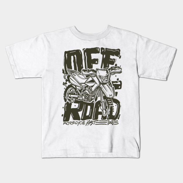 Honda XR Motocross Kids T-Shirt by monsalveautos
