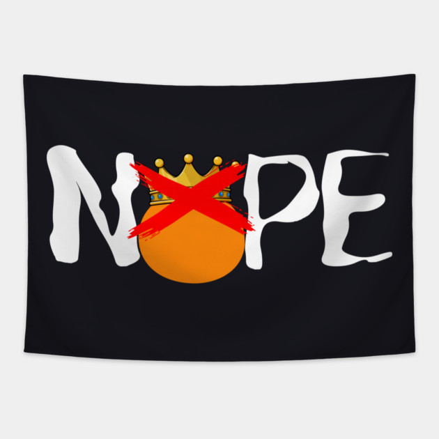 Nope — No Kings Tapestry by Charles's Store 8